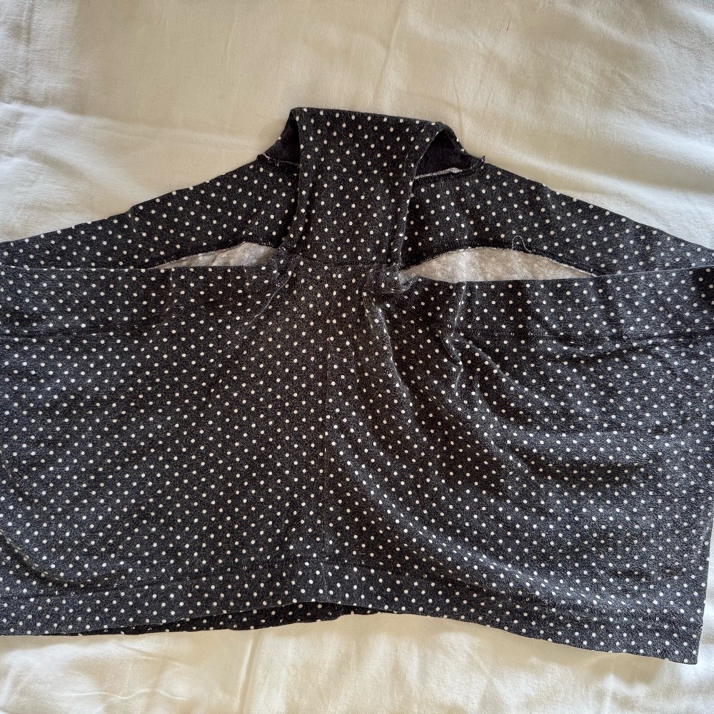 Maidenform Black and White Polka Dot Blouse